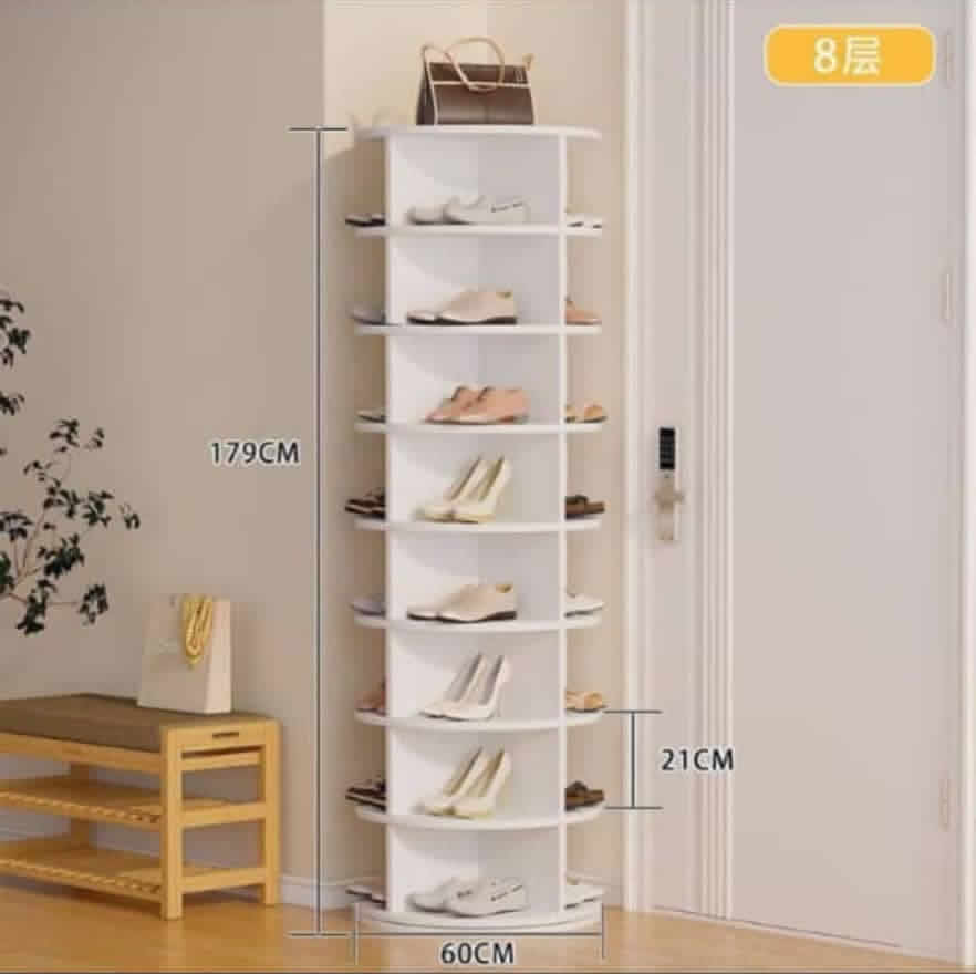 8 Layers Rotating Rack